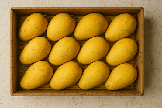 Badami Mangoes - Box 9 to 12 pcs (UK Delivery)